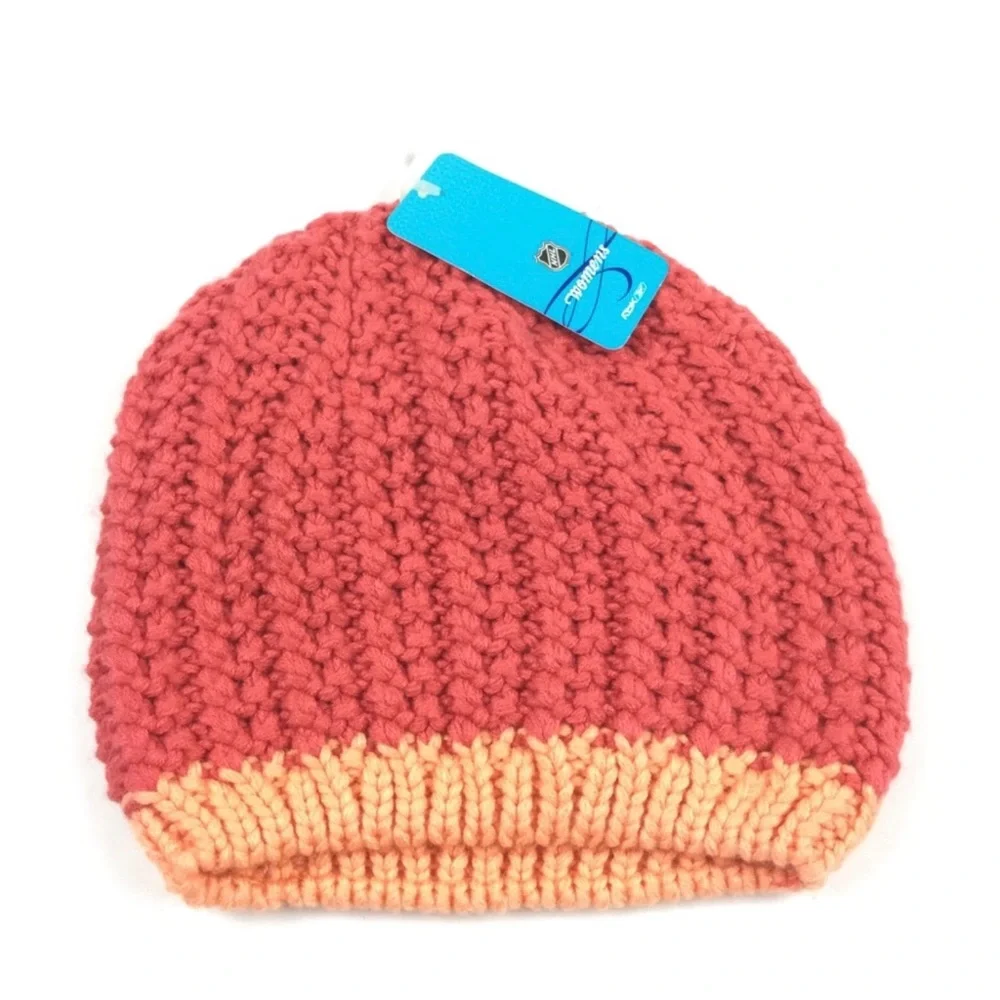 REEBOK x NHL NWT Anaheim Ducks Hockey Knit Beanie Women’s One Size - Picture 3 of 5